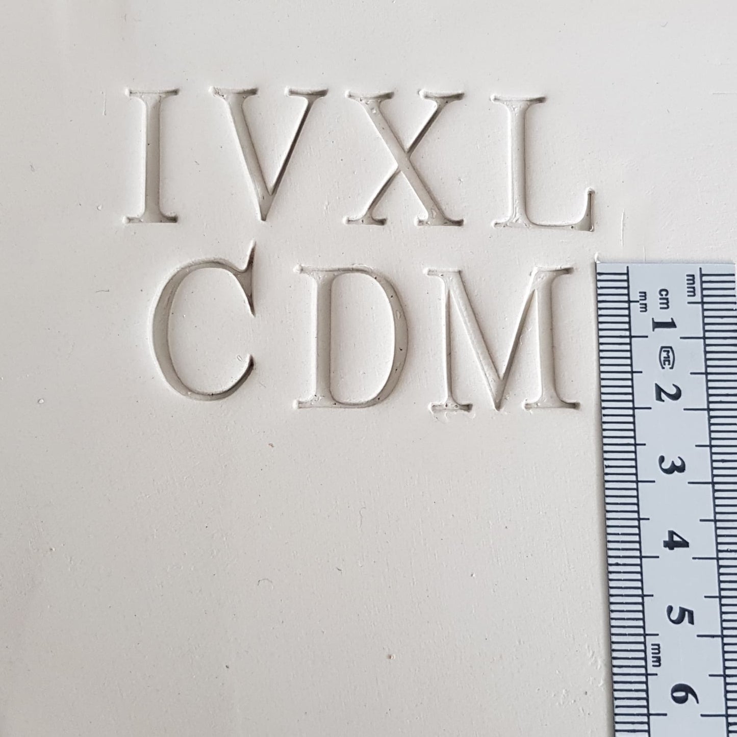 Stamp set Roman numerals 20mm 