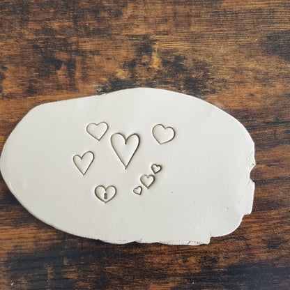 Heart Stamp Set ( Set of 6 )