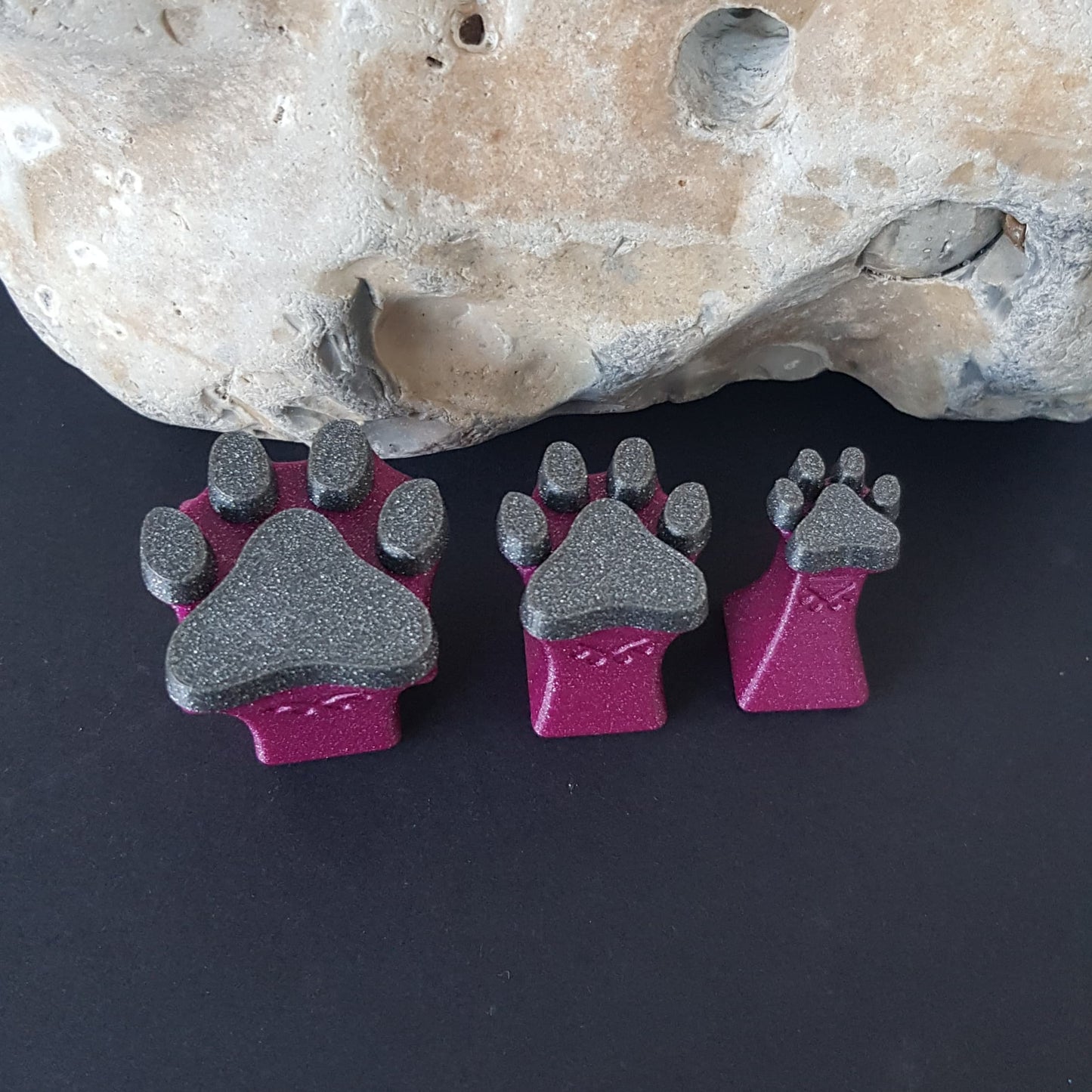 Set of 3 Cat's Paw Stamp Set