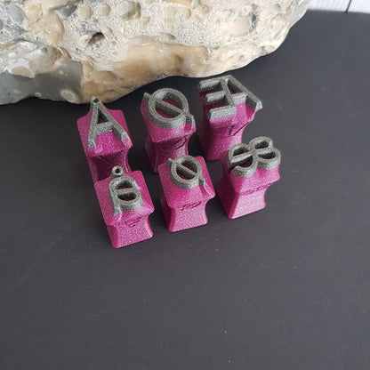 Clay Stamps - Set Letters / Numbers