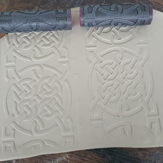 Embossing Rollers (Set - Positive &amp; Negative) Celtic Motifs #3