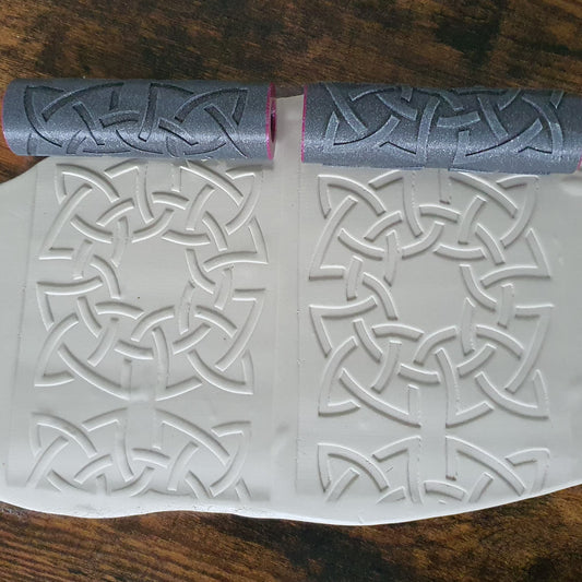 Embossing Rollers (Set - Positive &amp; Negative) Celtic Motifs #7