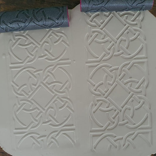 Embossing Rollers (Set - Positive &amp; Negative) Celtic Motifs #11