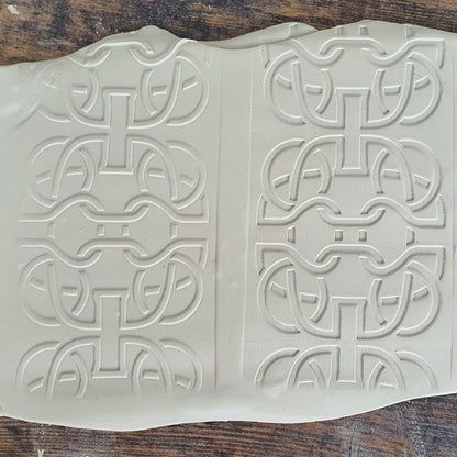 Embossing Rollers (Set - Positive &amp; Negative) Celtic Motifs #15