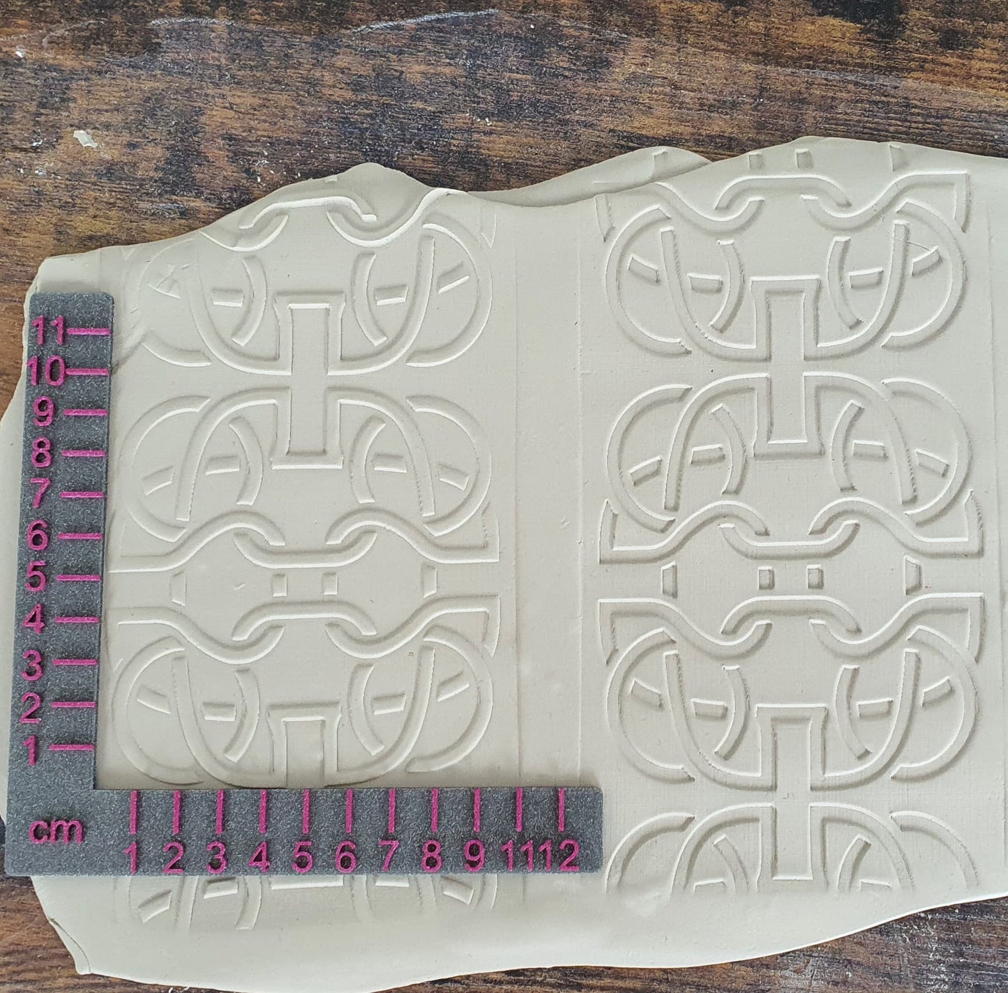 Embossing Rollers (Set - Positive &amp; Negative) Celtic Motifs #15