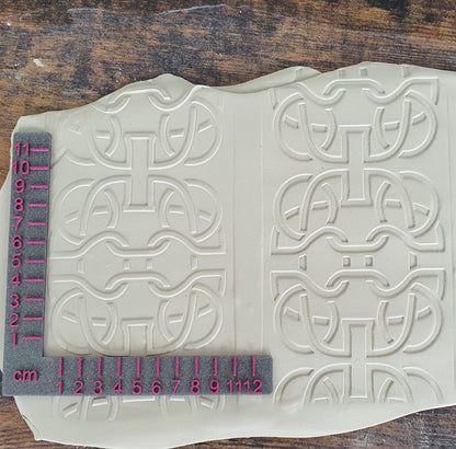 Embossing Rollers (Set - Positive &amp; Negative) Celtic Motifs #15