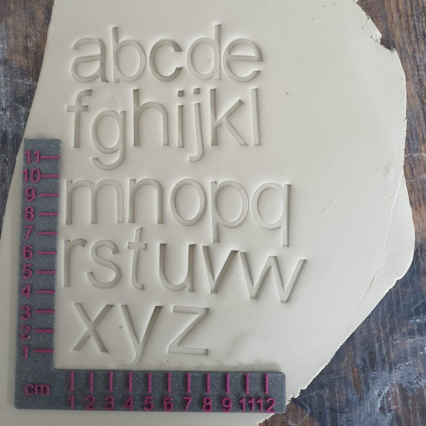 Clay Stamps - Set Letters / Numbers